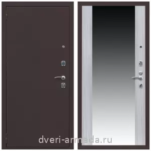 Входные двери лофт, Дверь входная Армада Комфорт Антик медь / МДФ 16 мм СБ-16 Сандал белый