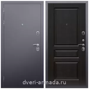 Входные двери толщиной 70 мм, Дверь входная Армада Люкс Антик серебро / МДФ 16 мм ФЛ-243 Венге