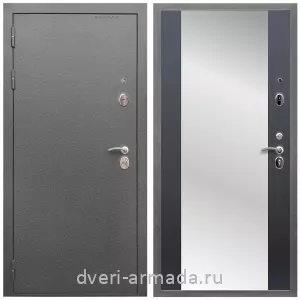 Одностворчатые входные двери, Дверь входная Армада Оптима Антик серебро / МДФ 16 мм СБ-16 Венге