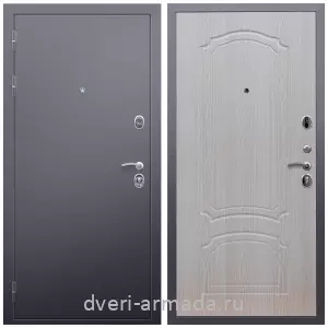 С порошковым напылением, Дверь входная Армада Люкс Антик серебро / МДФ 6 мм ФЛ-140 Дуб беленый с хорошей шумоизоляцией квартирная