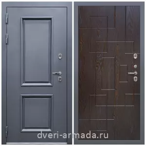 Для дачи, Дверь входная уличная в дом Армада Корса / МДФ 16 мм ФЛ-57 Дуб шоколад