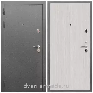 С порошковым напылением, Дверь входная Армада Оптима Антик серебро / МДФ 6 мм ПЭ Венге светлый