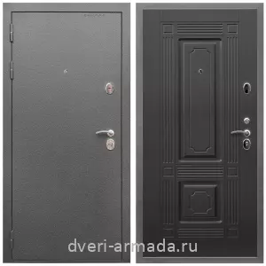 Входные двери 960 мм, Дверь входная Армада Оптима Антик серебро / МДФ 6 мм ФЛ-2 Венге