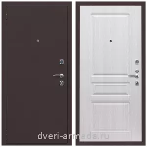 Входные двери Беленый дуб, Дверь входная Армада Комфорт Антик медь / МДФ 16 мм ФЛ-243 Дуб белёный