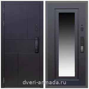 Входные двери Йошкар-Ола, Умная входная смарт-дверь Армада Оникс МДФ 10 мм Kaadas K9 / МДФ 16 мм ФЛЗ-120 Венге