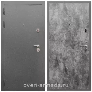 Левые входные двери, Дверь входная Армада Оптима Антик серебро / МДФ 6 мм ПЭ Цемент темный