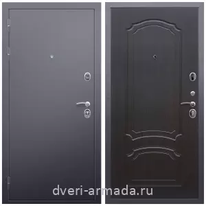 Входные двери лофт, Дверь входная металлическая Армада Люкс Антик серебро / МДФ 6 мм ФЛ-140 Венге наружная на дачу