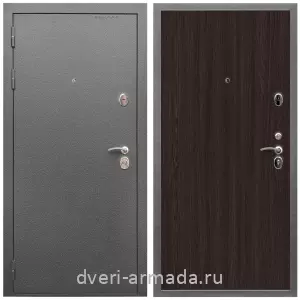 МДФ гладкая, Дверь входная Армада Оптима Антик серебро / МДФ 6 мм ПЭ Венге
