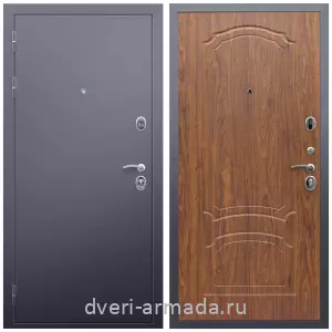 Входные двери лофт, Дверь входная металлическая утепленная Армада Люкс Антик серебро / МДФ 6 мм ФЛ-140 Морёная береза двухконтурная