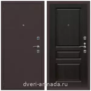 Входные двери 880х2050, Дверь входная Армада Комфорт Антик медь / МДФ 16 мм ФЛ-243 Венге