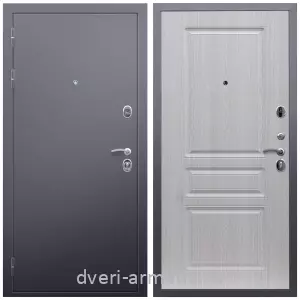 Входные двери Лондон, Дверь входная Армада Люкс Антик серебро / МДФ 16 мм ФЛ-243 Дуб белёный
