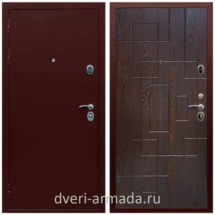 Дверь входная Армада Люкс ТАнтик медь / ФЛ-57 Дуб шоколад